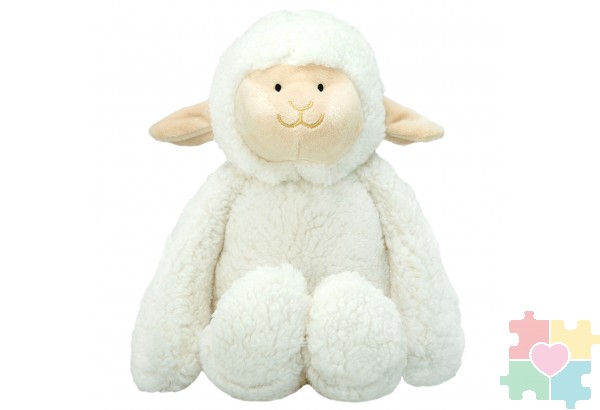 Мягкая игрушка Белая овечка, 30 см